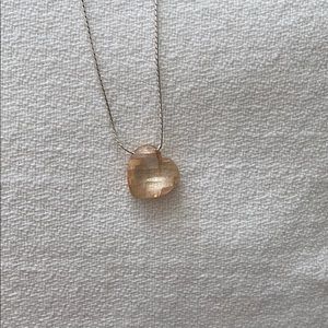 🔥Gift🔥Silver Swarovski Stone- Heart Necklace